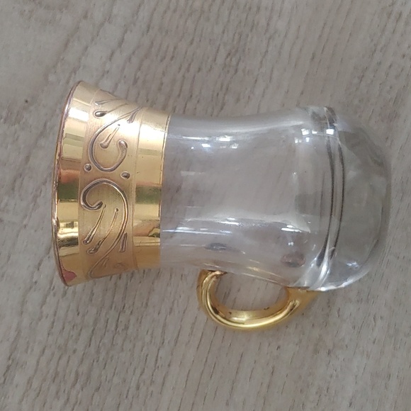 6 Pasabahce Turkish Tea Glass Set Gold Trim Turkey Cup Saucer - Picture 3 of 3